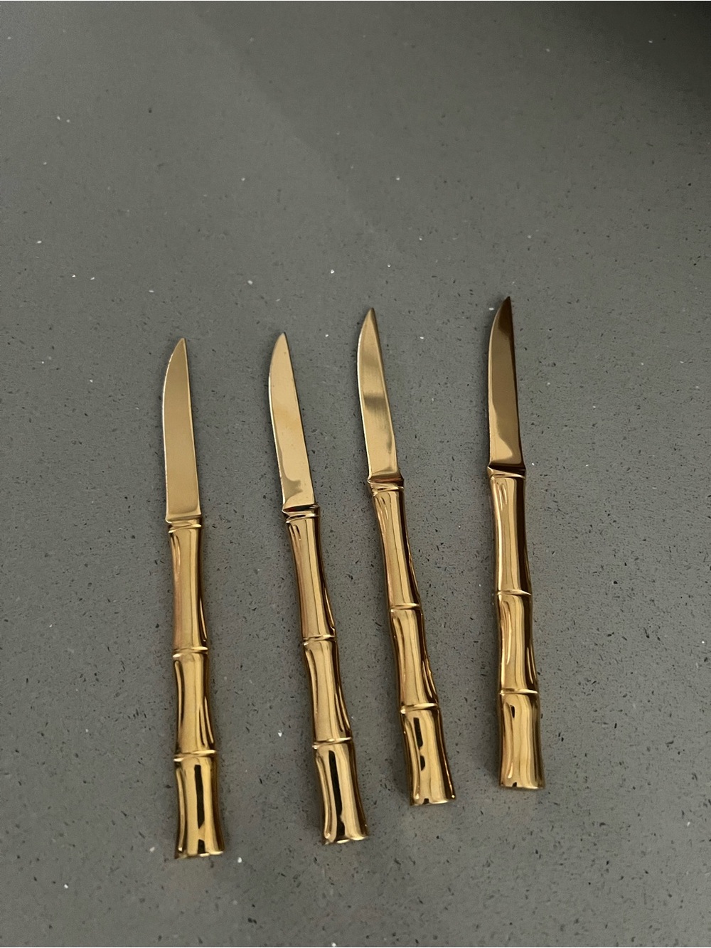 Vermai Gold Cóctel Knife Ser Of 4